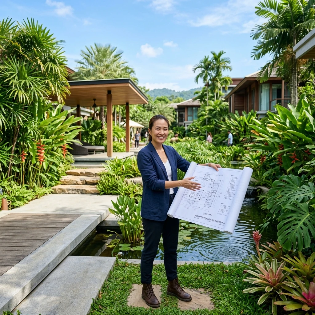 รับออกแบบงานแลนด์สเคป (Landscape Design)